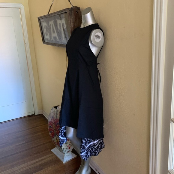 Zaikamoyo Adorable Apron Dress Black White Med - Picture 4 of 7